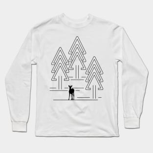 Silence in the forest Long Sleeve T-Shirt